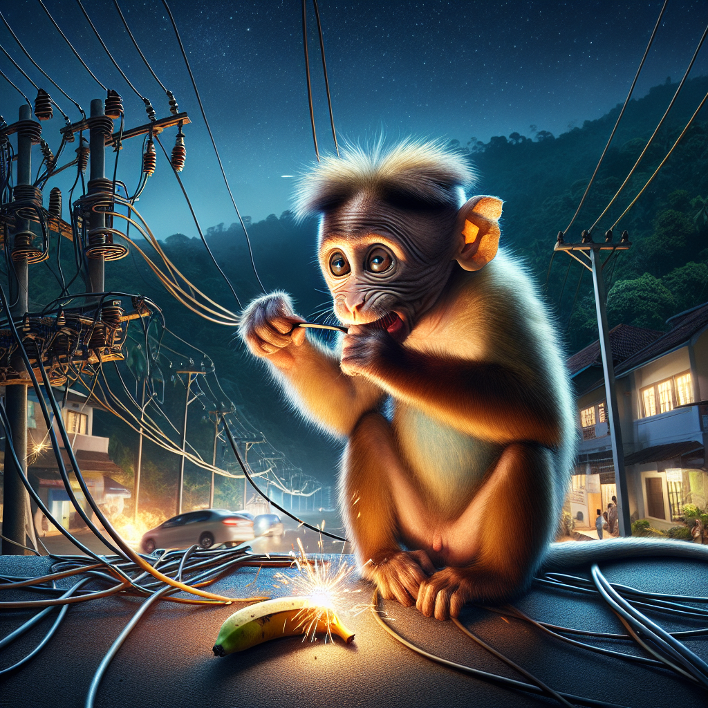 Monkey Causes Nationwide Power Outage in Sri Lanka