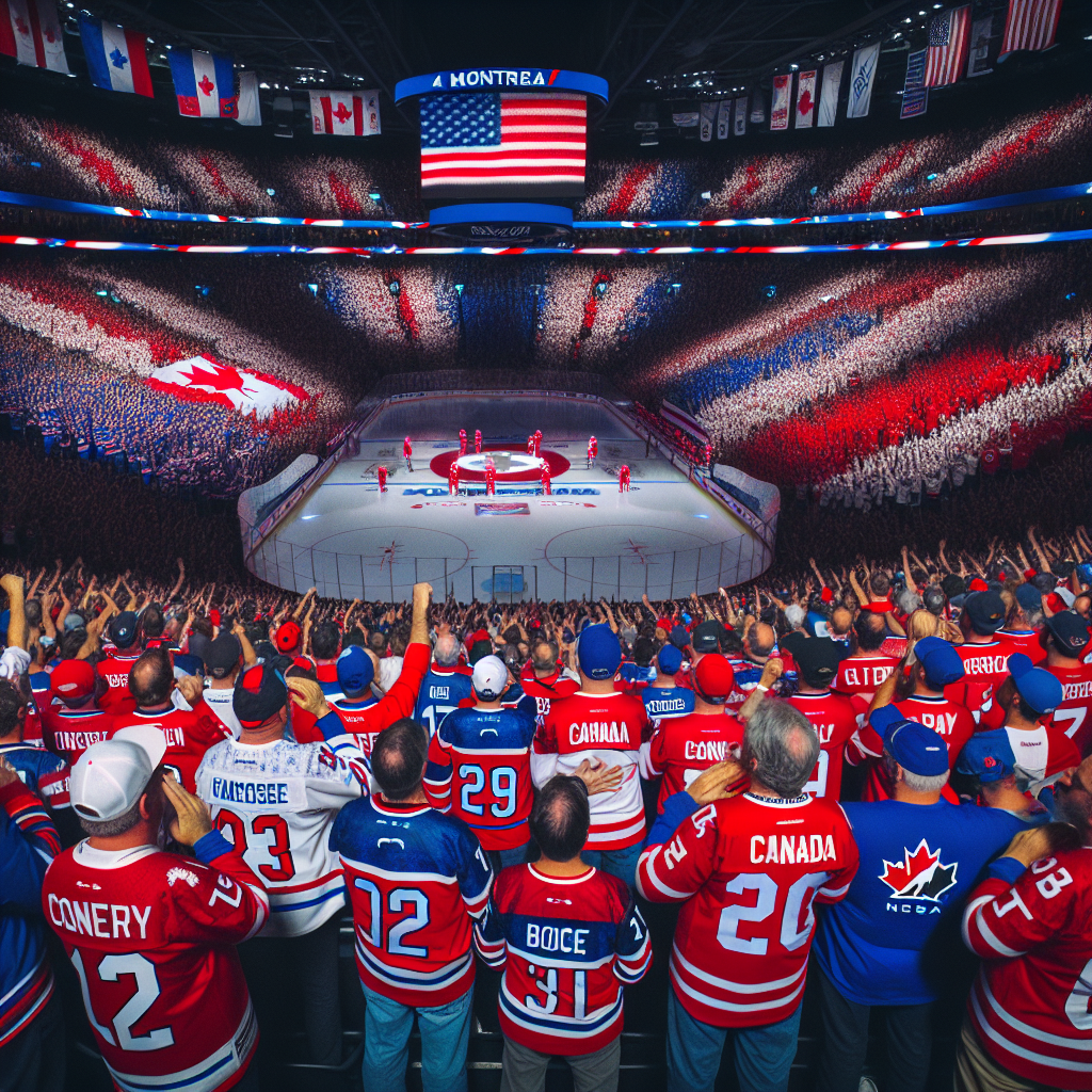 Montreal Fans Boo US Anthem Before 4 Nations Face-Off Against Canada