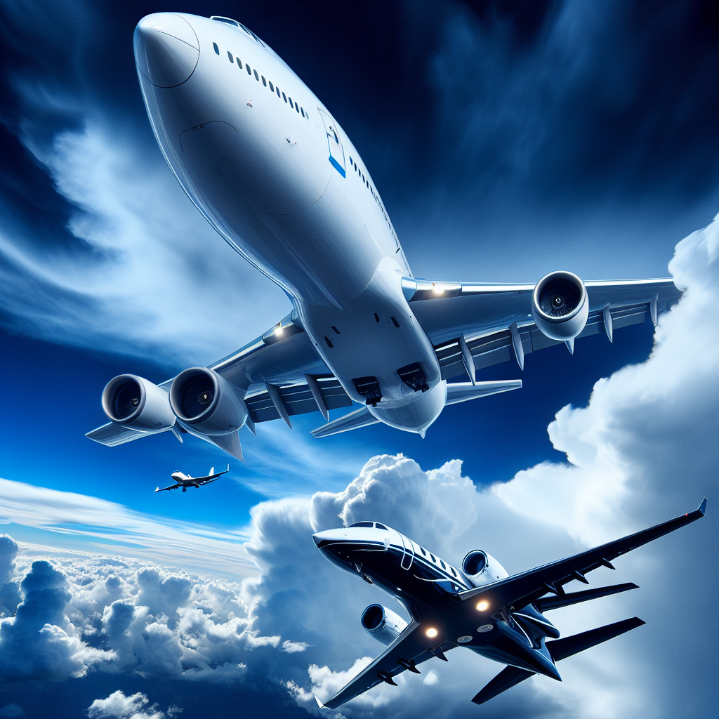 Near-Miss Incident Between US Passenger Plane and Private Jet Caught on Video