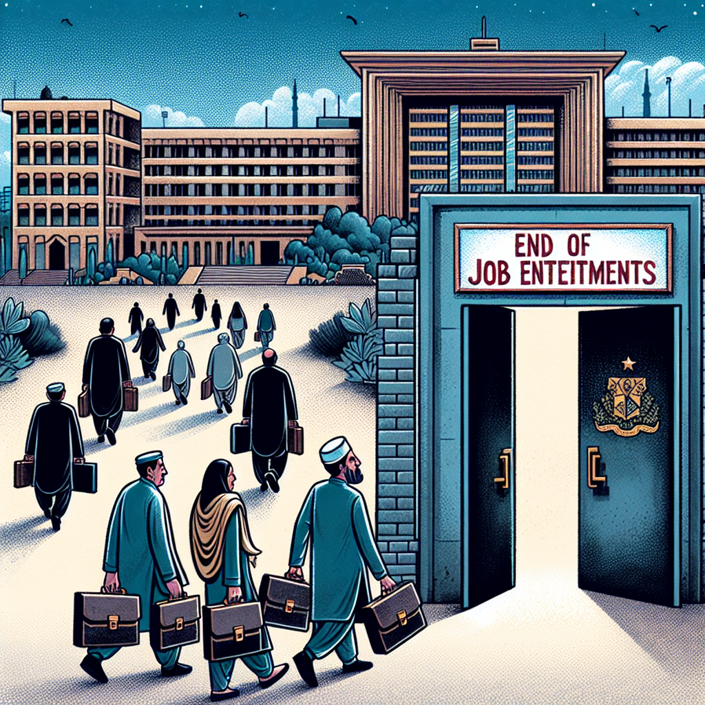 Pakistan Ends Government Job Entitlements for Families of Deceased Civil Servants: Report