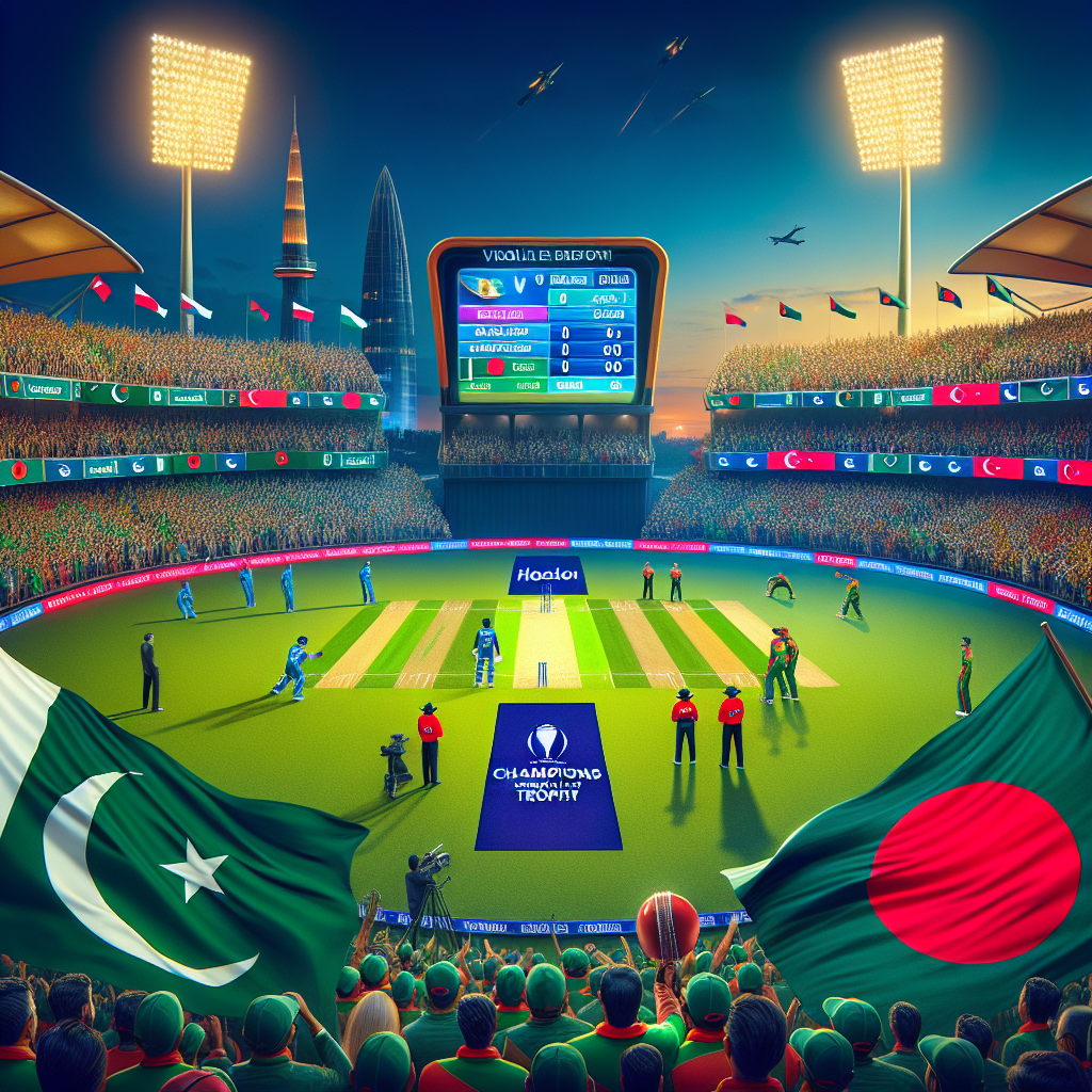 Pakistan vs Bangladesh – Champions Trophy: Match Time, Teams, Live Stream Details