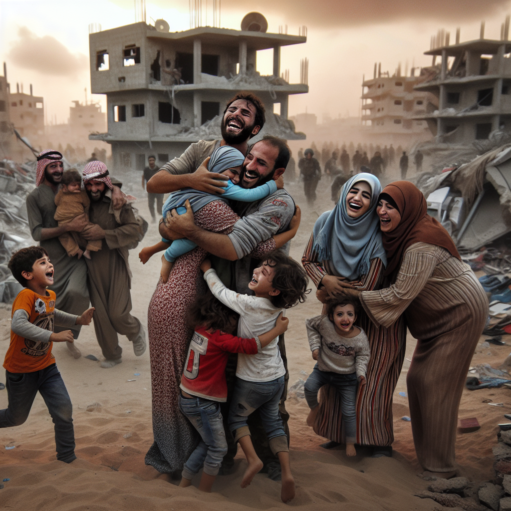 Palestinian Family Reunites in Northern Gaza Amid Ongoing Conflict