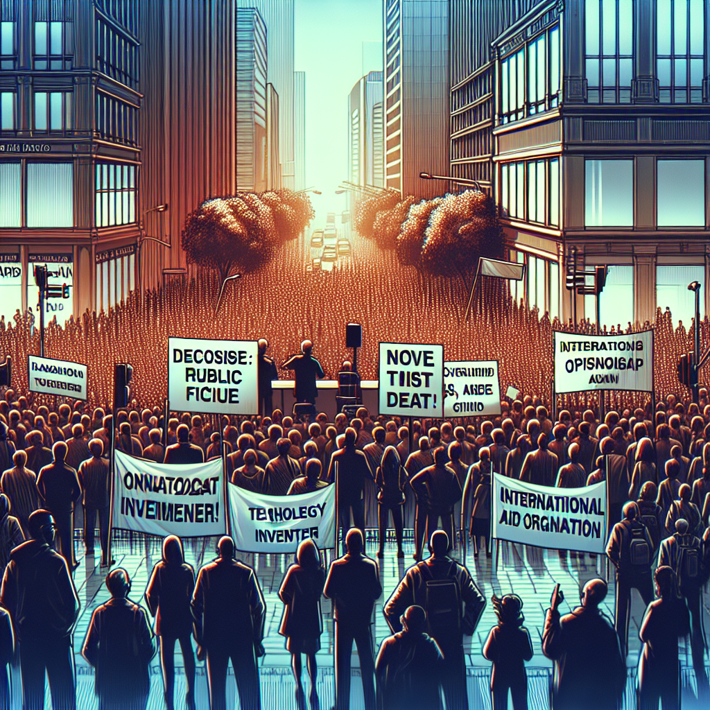 "Protests Erupt in US Against Trump, Musk, and USAID Closure"