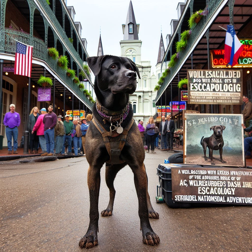 Renowned Escapologist Dog Caught in New Orleans After Nationwide Adventures