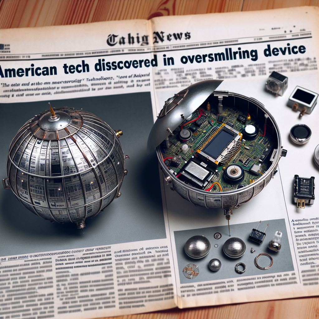 Report Reveals American Tech Found in Chinese Spy Balloon