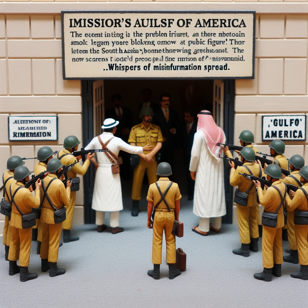 "Reporter Blocked Again from Trump's 'Gulf of America' Event Amidst Allegations of Misinformation"