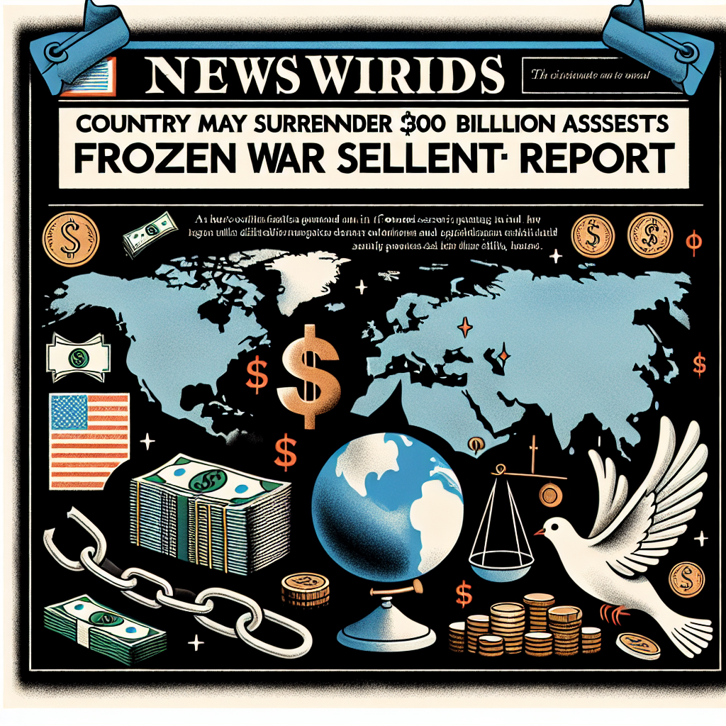 Russia May Surrender $300 Billion in Frozen Assets for War Settlement: Report