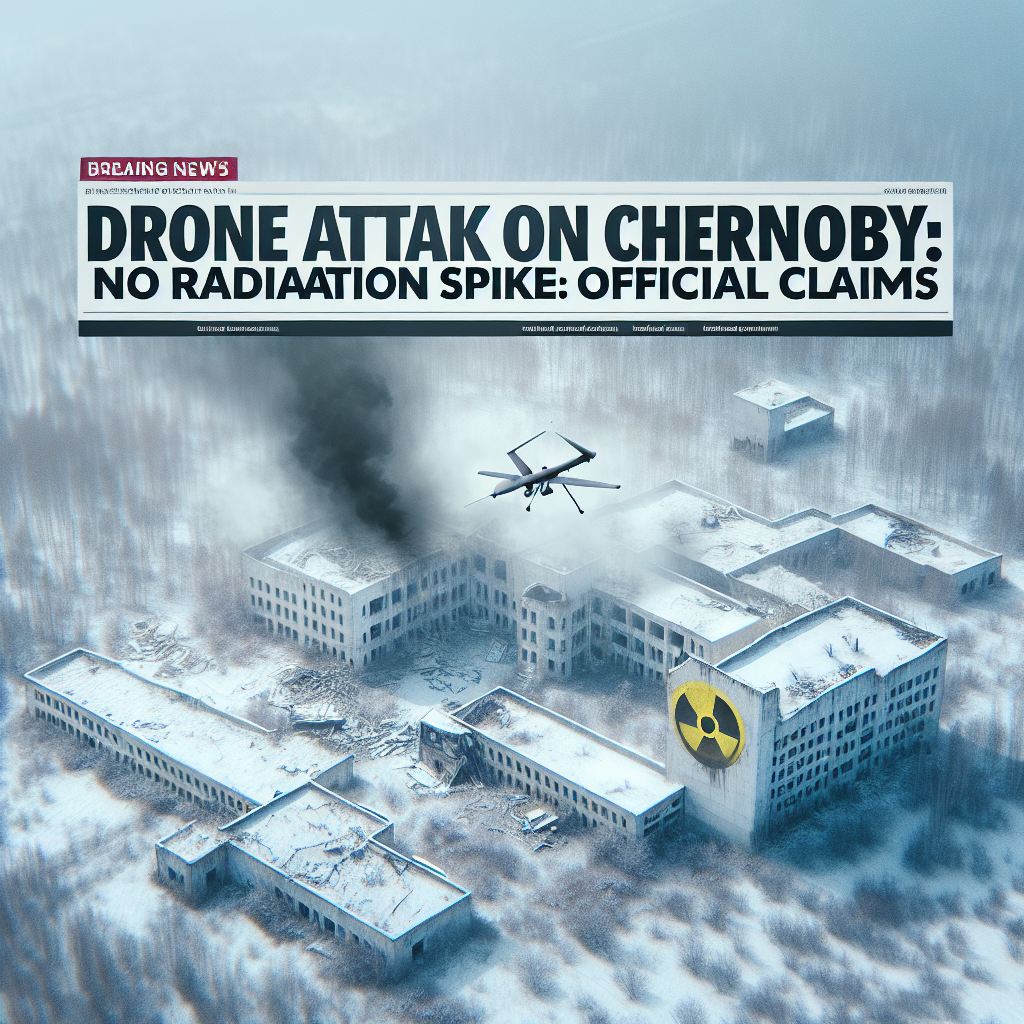 Russian Drone Attack on Chernobyl: No Radiation Spike, Says Zelensky