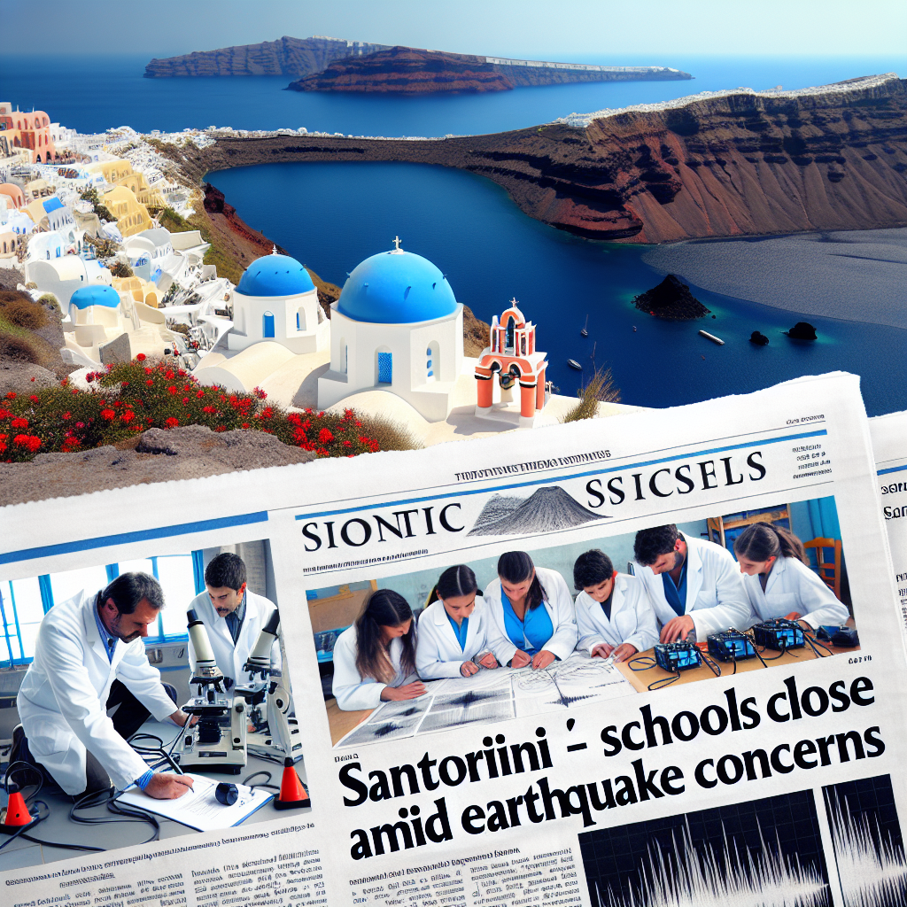 Santorini Schools Close Amid Earthquake Concerns: Investigating Volcano Connections