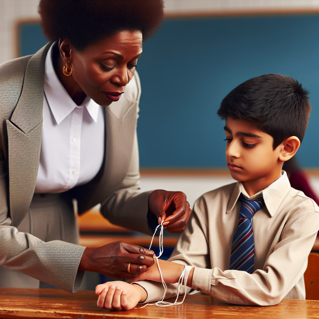 South African Teacher Removes Hindu Student's Religious Wrist Thread