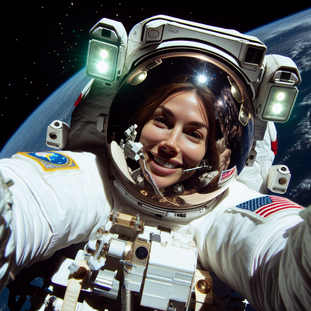 Sunita Williams Captures the Perfect Selfie During Her Ninth Spacewalk