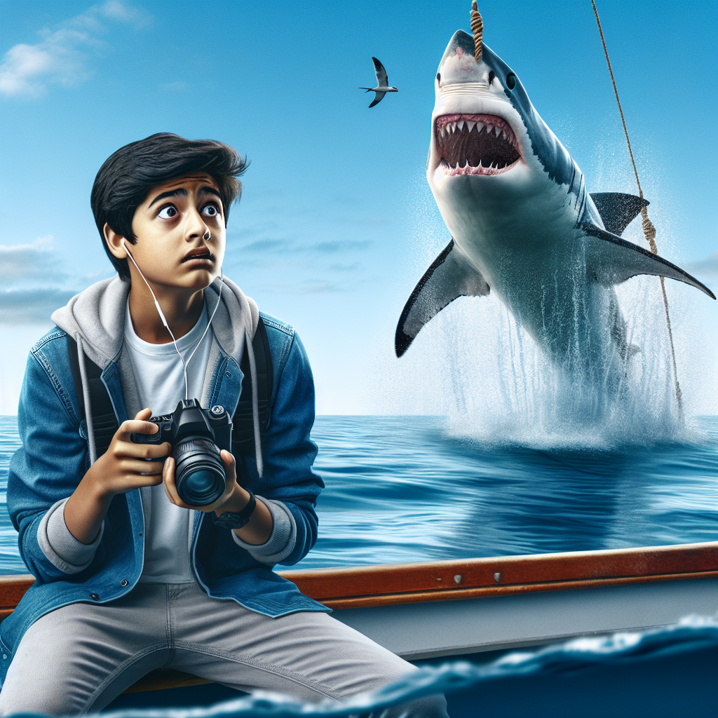 Teen Captures Thrilling Great White Shark Encounter: "My Biggest Concern Was..."