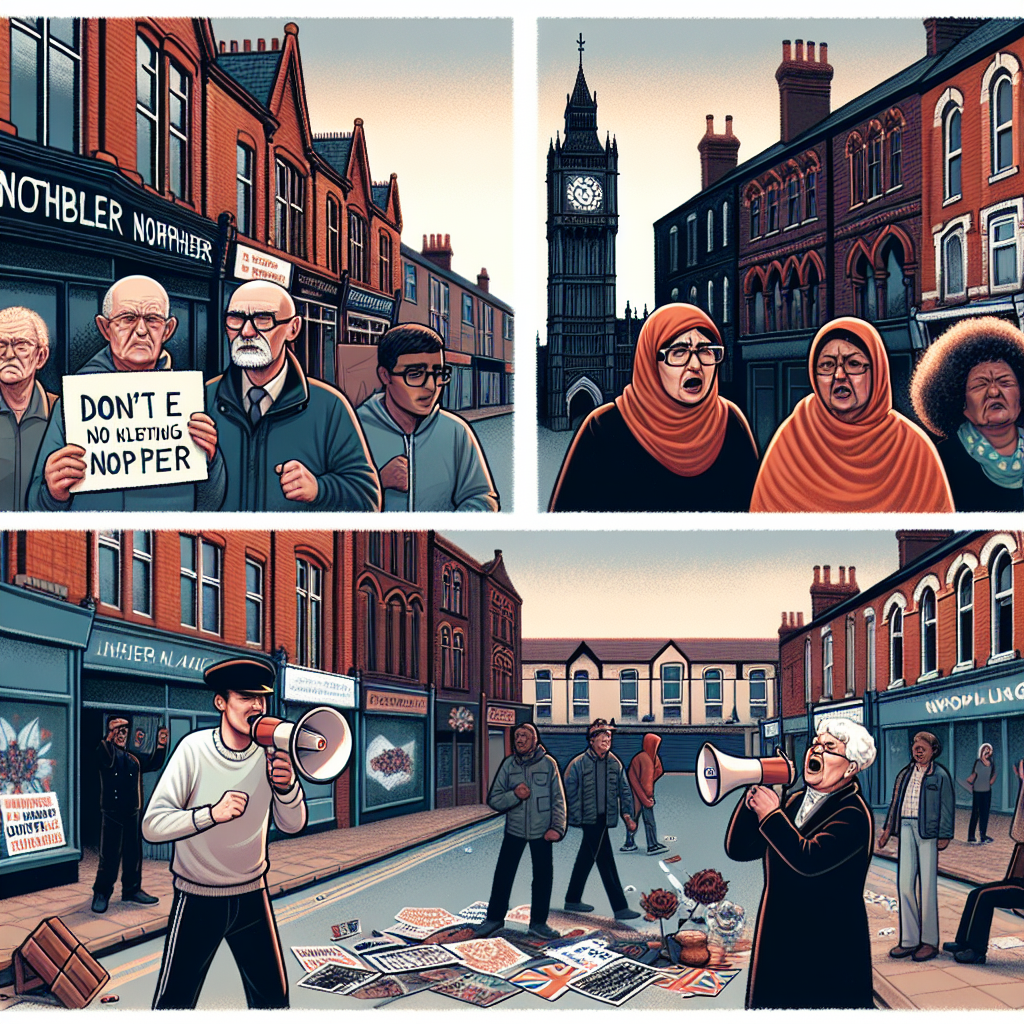 Tensions and Turmoil in a Northern UK Town Affected by Racial Unrest