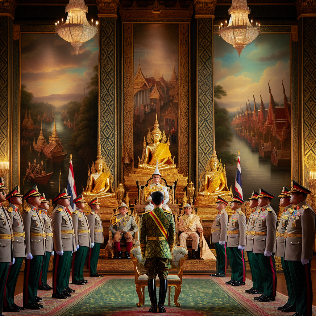 Thailand Army Leaders Show Deference to King in Ceremony