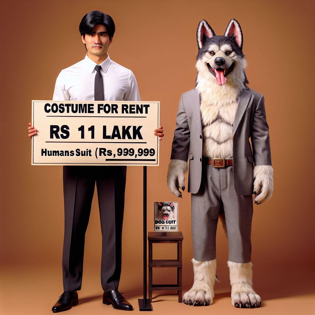 Toco the Human Dog Offers His Rs 11 Lakh Canine Costume for Rent