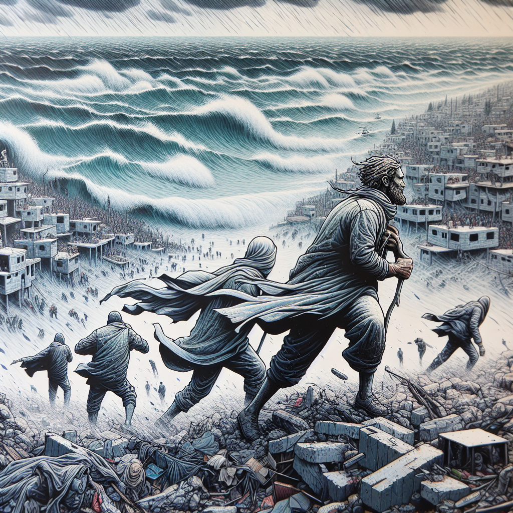 Torrential Winds and Rain Batter Gaza's Resilient Survivors