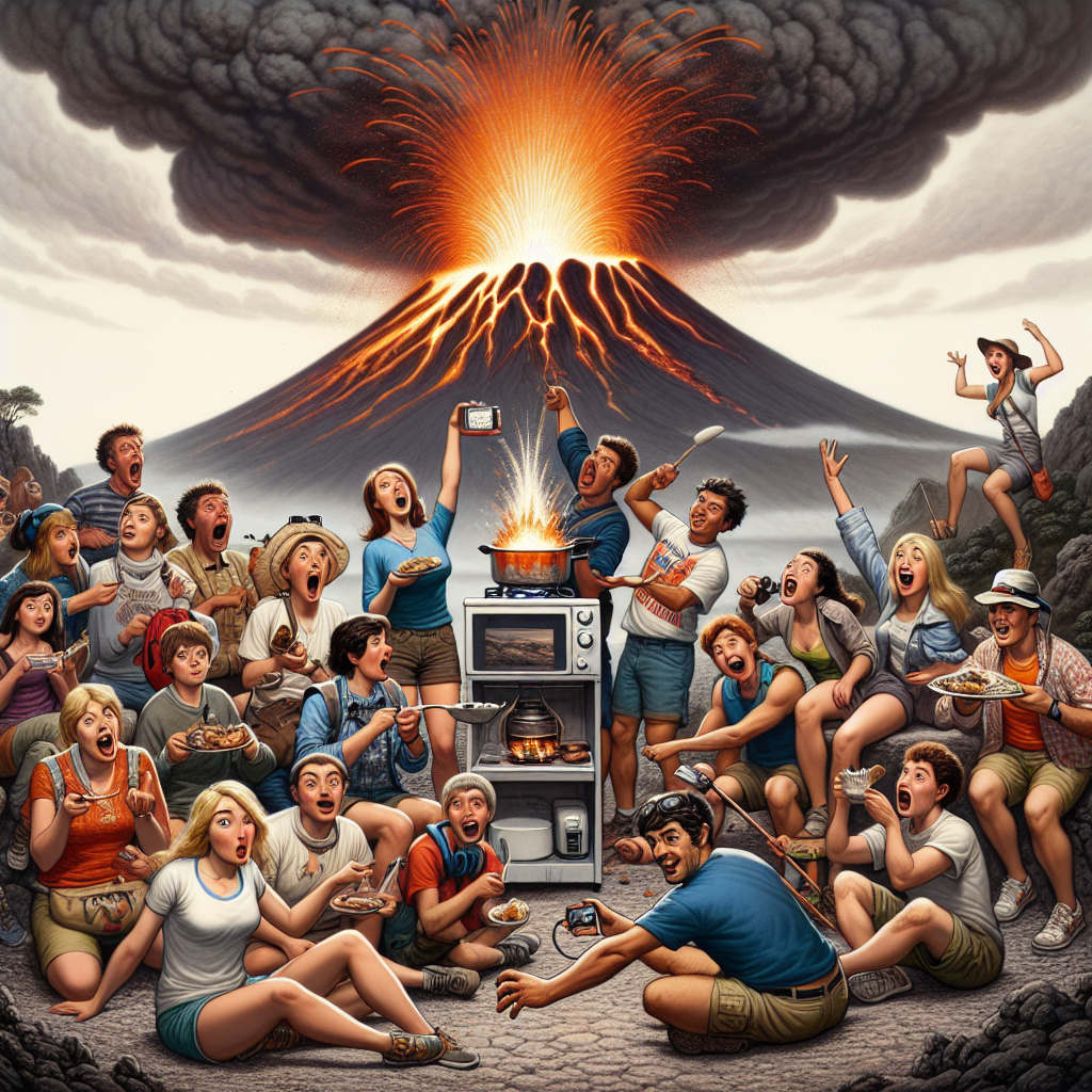 Tourists Face Criticism for Cooking Near Erupting Mount Etna
