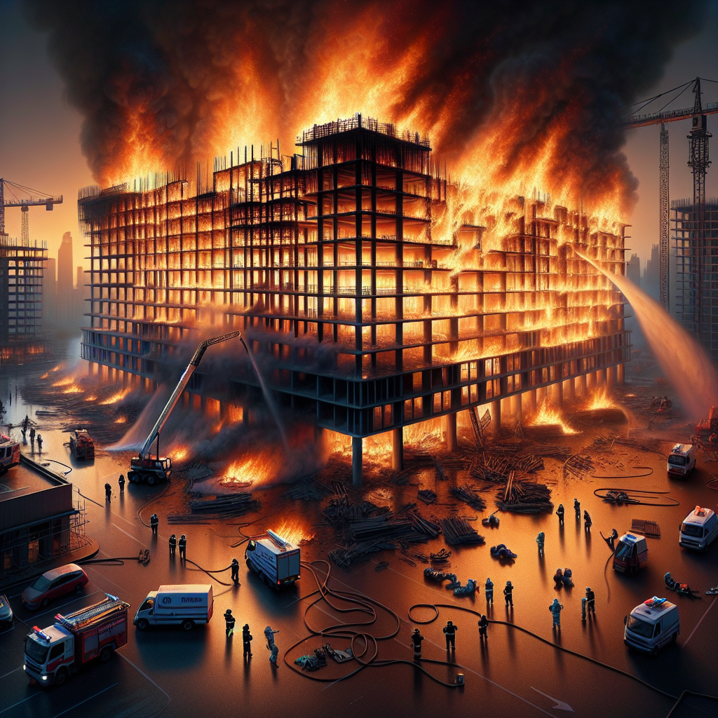 Tragic Fire at South Korean Hotel Construction Site Claims 6 Lives, Injures 25