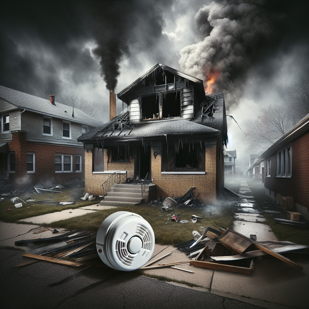 Tragic House Fire Claims Lives of Three Children in Suburban Detroit Due to Non-Functional Smoke Alarms