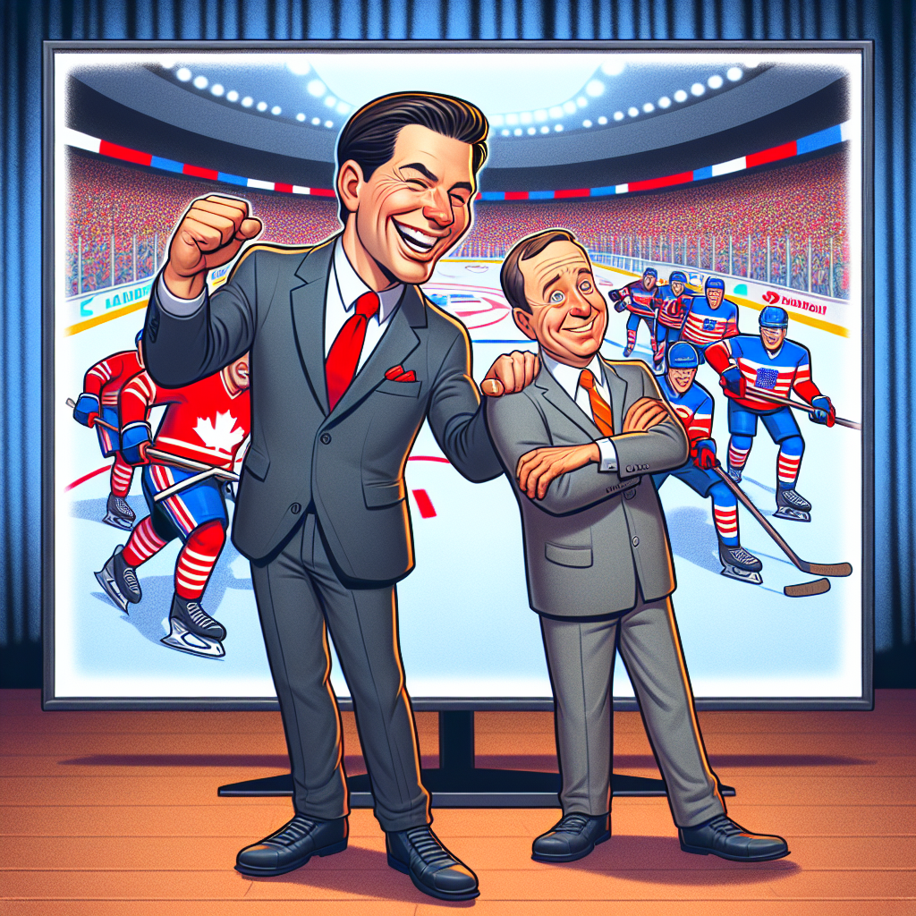 "Trudeau Taunts Trump After Canada's Hockey Victory Over US"