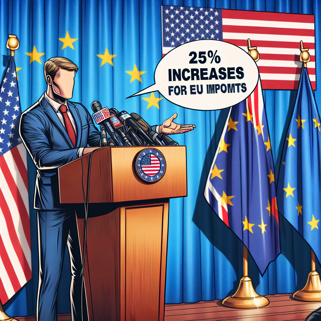 Trump Announces 25% Tariffs on EU Imports