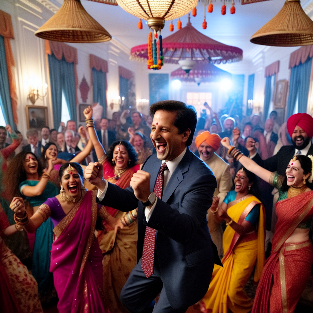 Trump's Aide Celebrates New FBI Director Kash Patel with Bollywood Flair