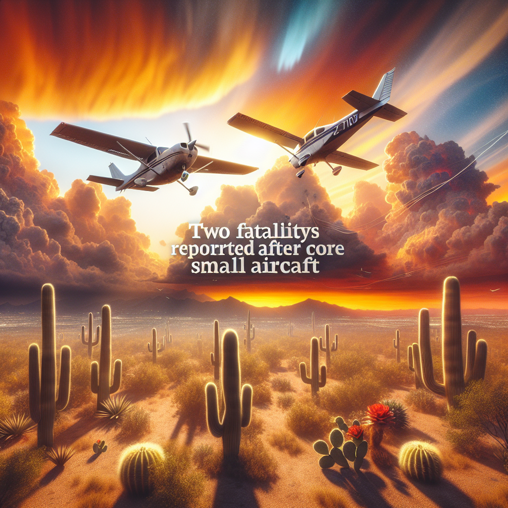 Two Fatalities Reported in Arizona After Collision of Small Aircraft