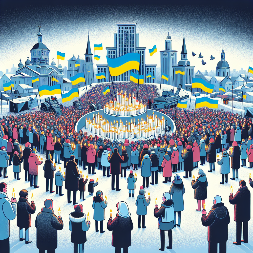 Ukraine Commemorates Third War Anniversary Amid Uncertain Support