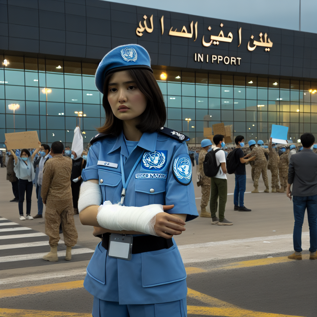 UN Commander Injured in Lebanese Protest Near Beirut Airport