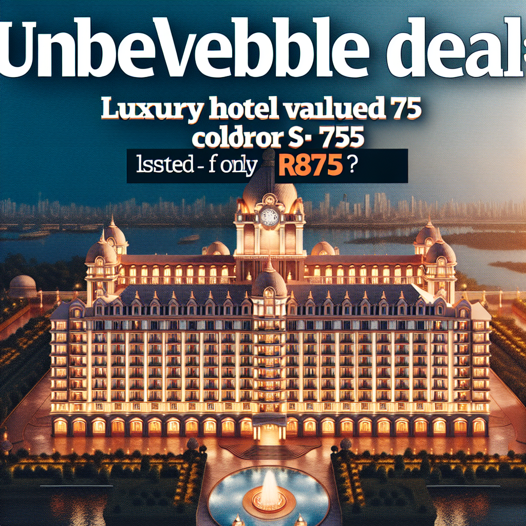 Unbelievable Deal: US Hotel Valued at Rs 75 Crore Listed for Only Rs 875?