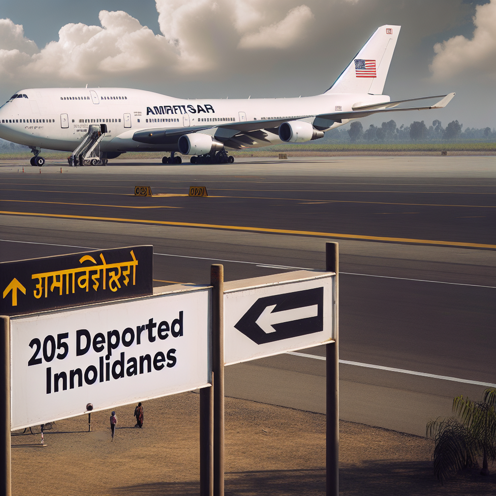 US Aircraft with 205 Deported Indians Scheduled to Arrive in Amritsar This Afternoon
