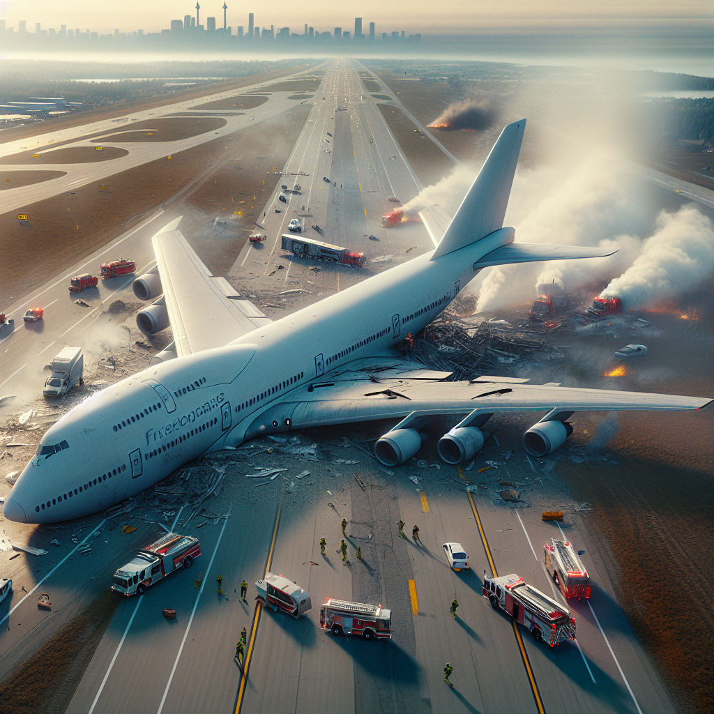 US Airliner Overturns in Crash Landing at Toronto Airport
