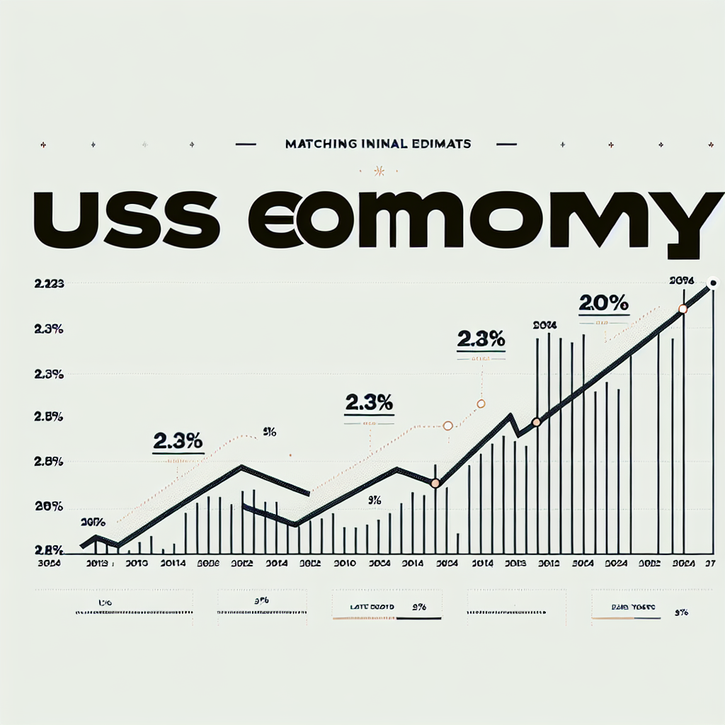 US Economy Maintains Growth with 2.3% in Late 2023 and 2.8% in 2024, Matching Initial Estimates