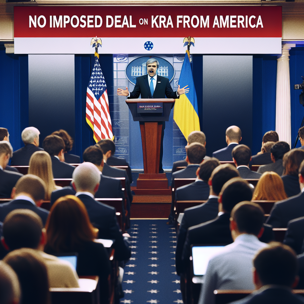 US Envoy: No Imposed Deal on Ukraine from America