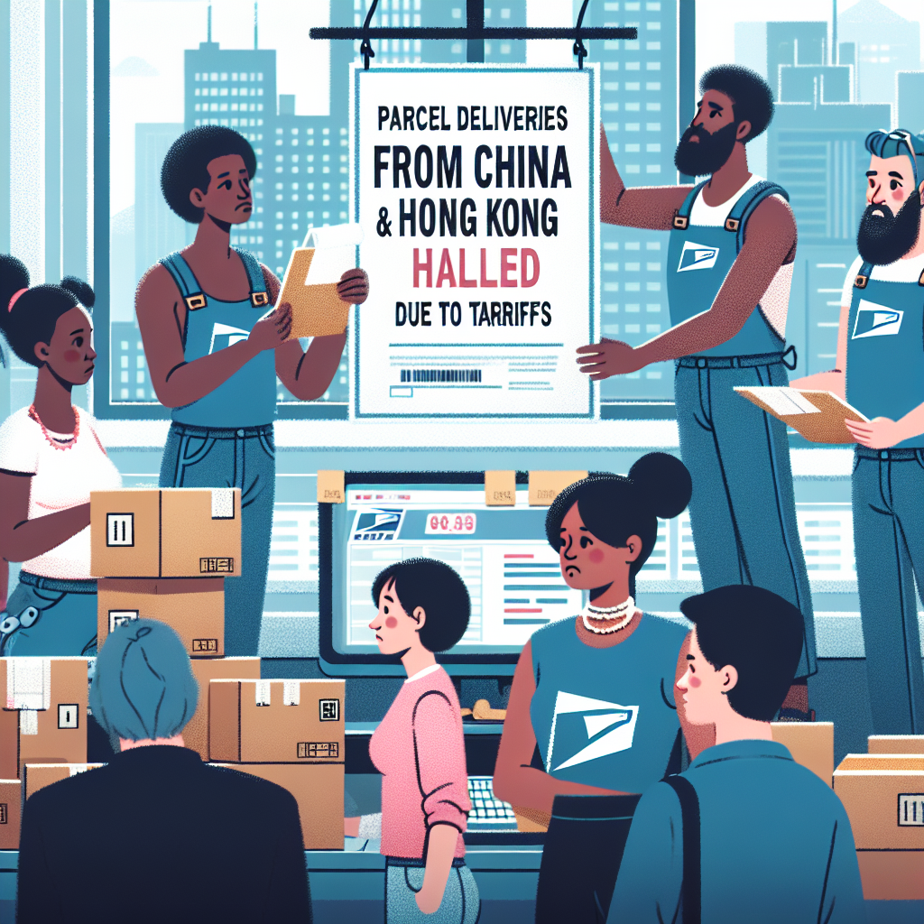 US Postal Services Halts Parcel Deliveries from China and Hong Kong Following Tariffs