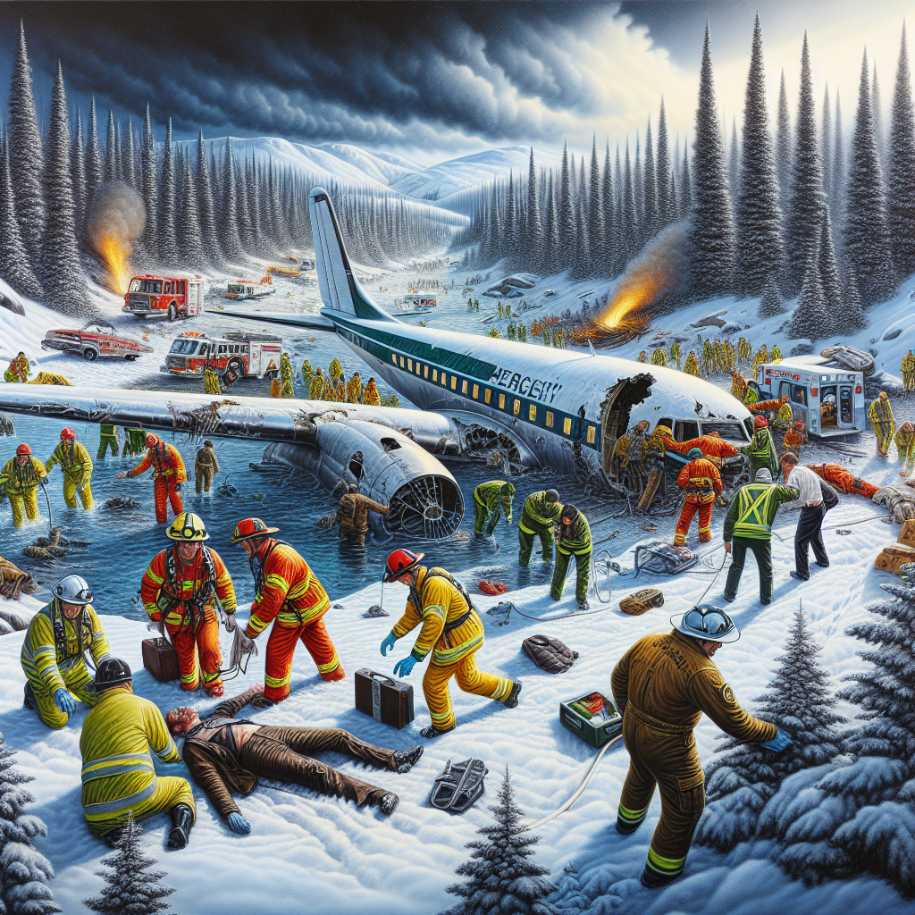 Video Captures Dramatic Rescue Following Plane Crash in Canada