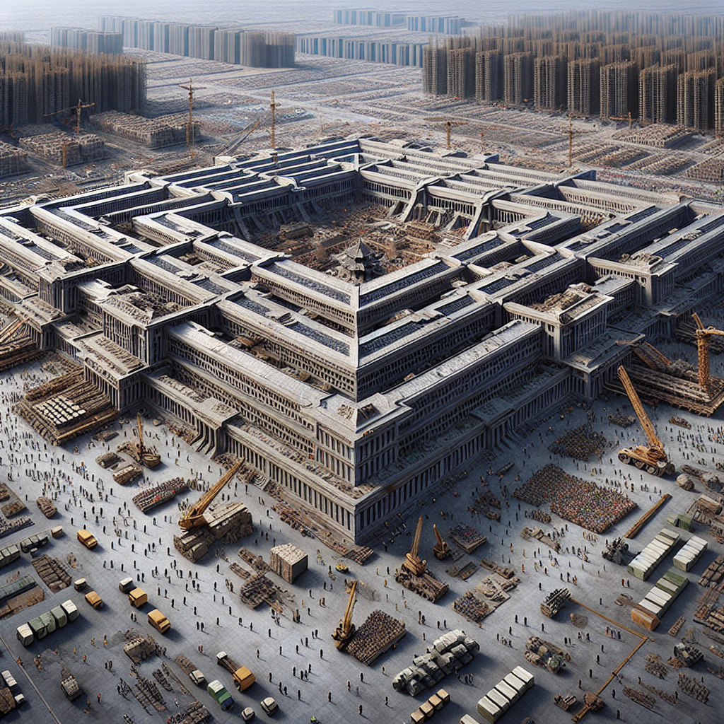 Video: China Builds Massive Military Complex Exceeding Pentagon's Size by Tenfold