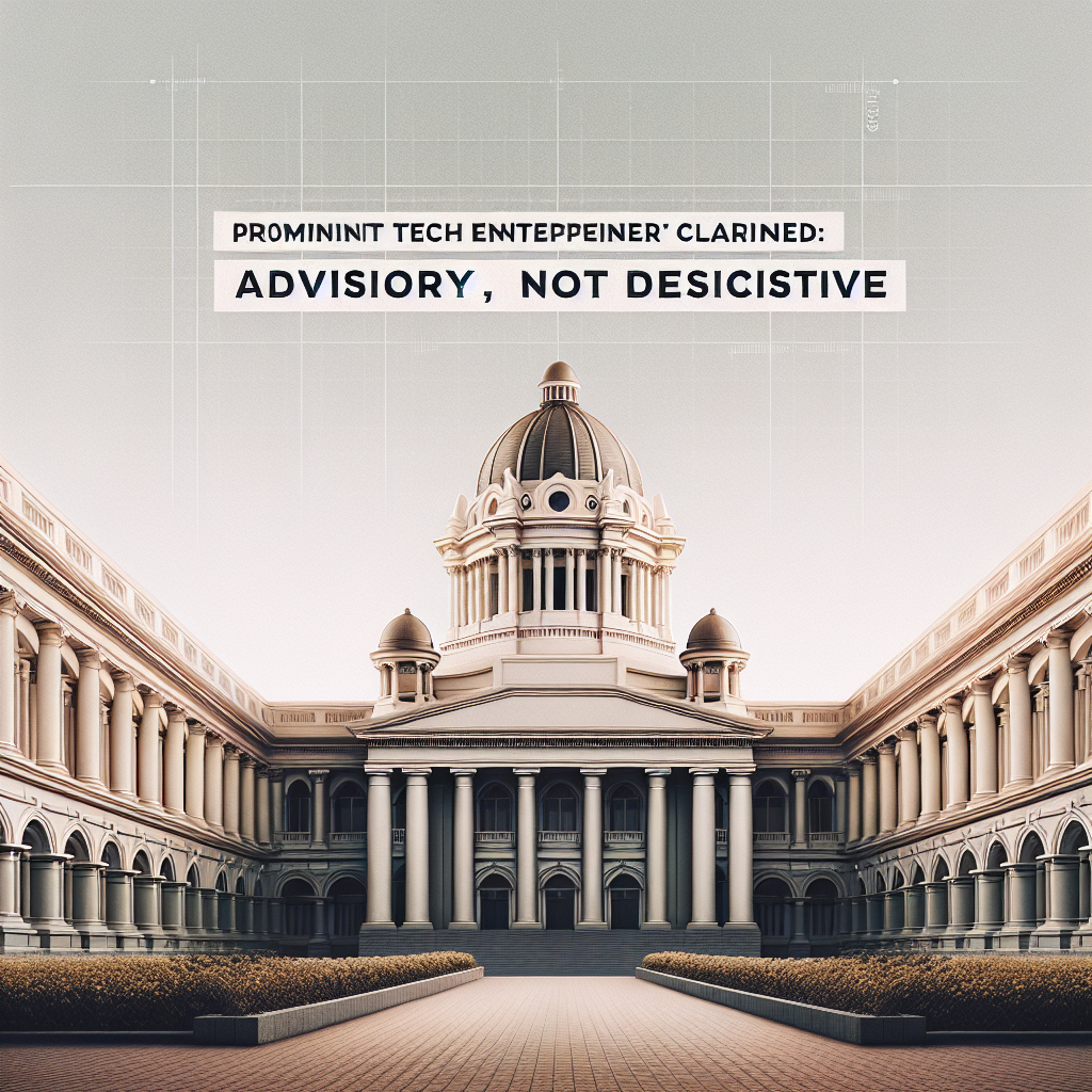 "White House Clarifies Musk's Role: Advisory, Not Decisive"