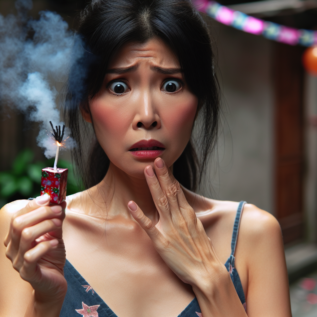 Woman Mistakes Firecracker for Candy, Suffers Injuries