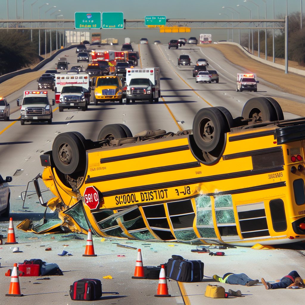 15 Injured in School Bus Overturn on New Jersey's Garden State Parkway