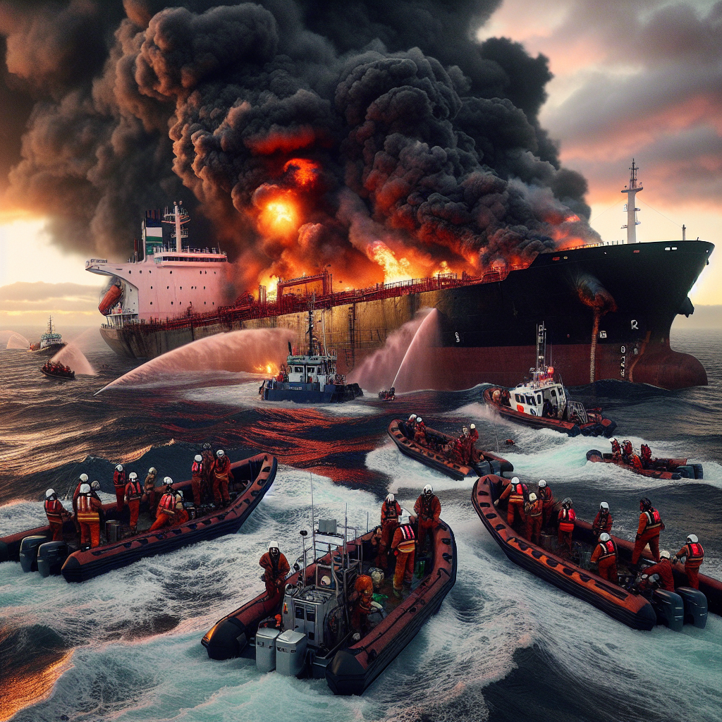 32 Injured in Massive Fire Following Tanker and Cargo Ship Collision Off UK Coast