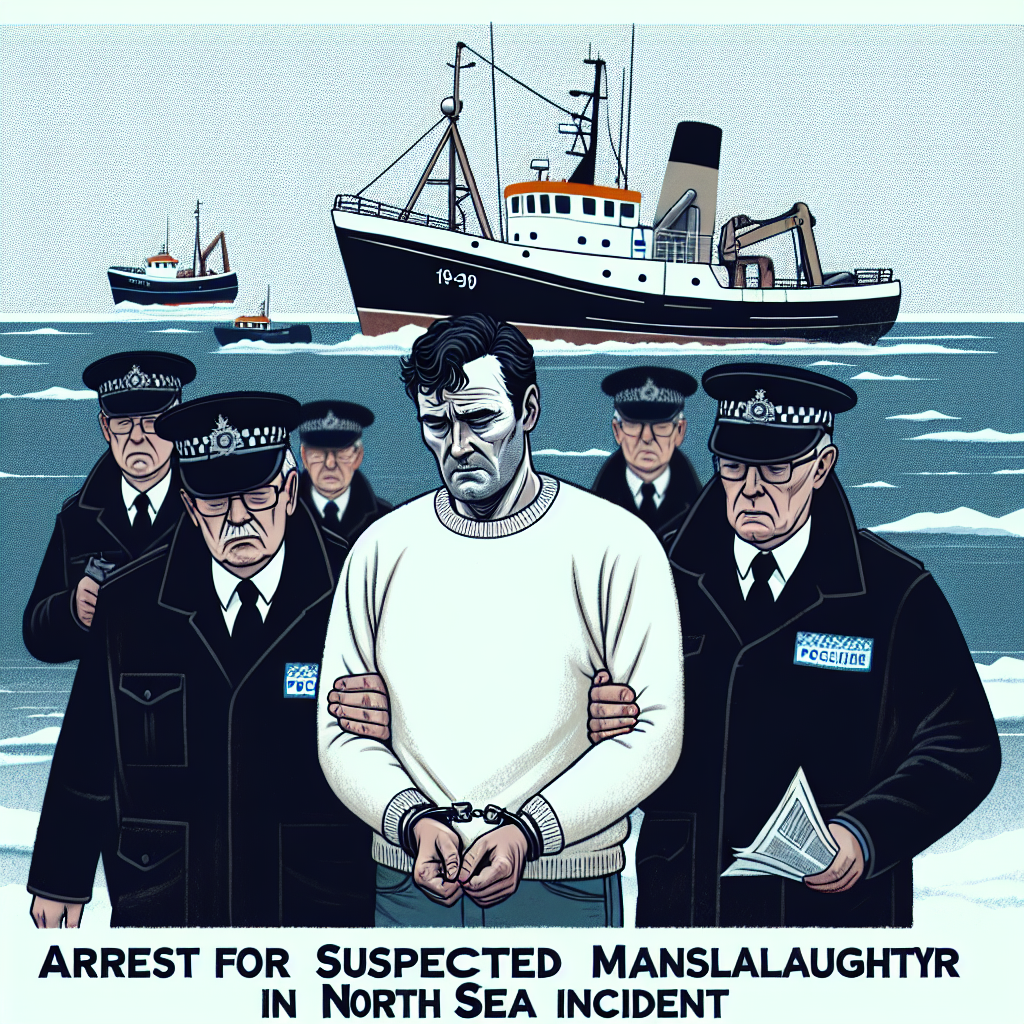 59-Year-Old Man Arrested for Suspected Manslaughter in North Sea Incident