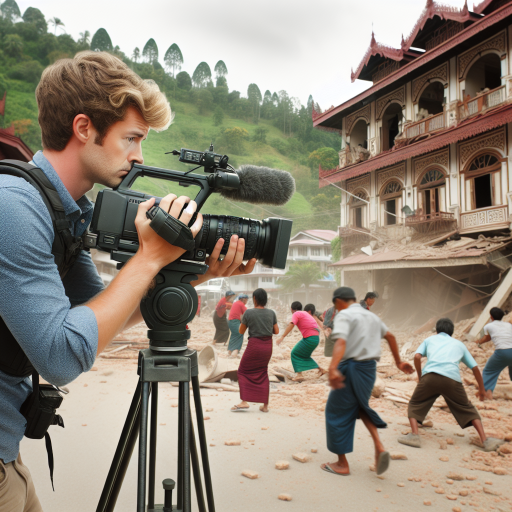 Al Jazeera Crew Documents Myanmar Earthquake Live