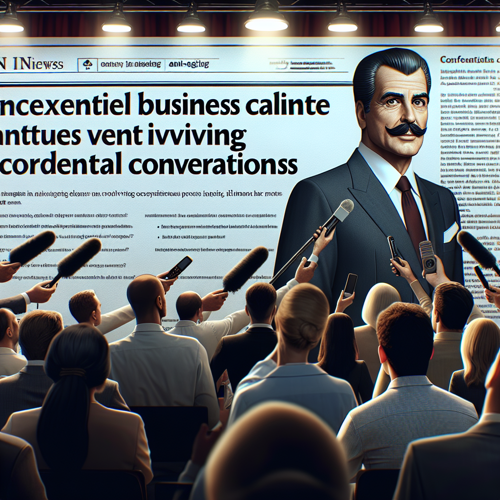 "Anti-Ageing Tycoon Confronts Unusual Allegations Involving Intimate Discussions"