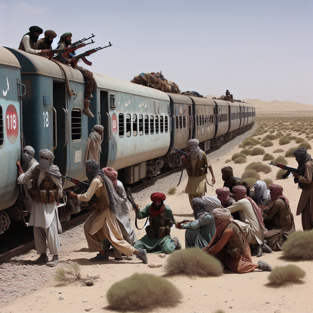Armed Group Seizes Train in Balochistan, Holds Passengers Hostage