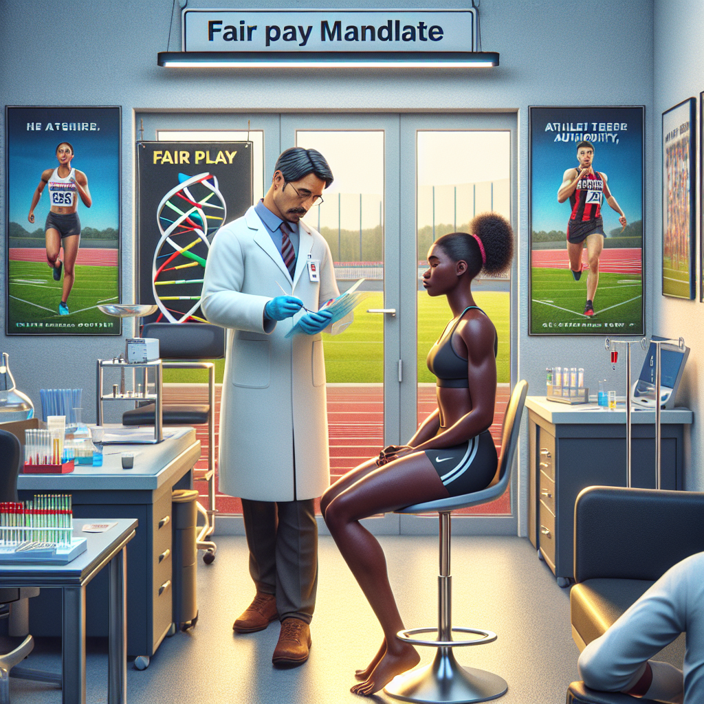 Athletics Authority Mandates DNA Testing for Female Athletes