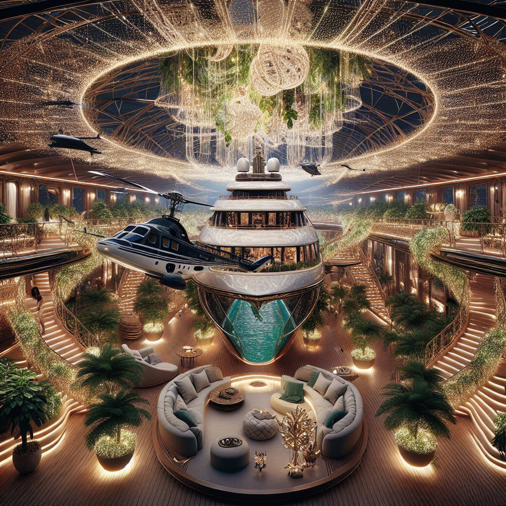 Auction Looms for Russian Oligarch's Luxurious Superyacht with Helipad and Winter Garden