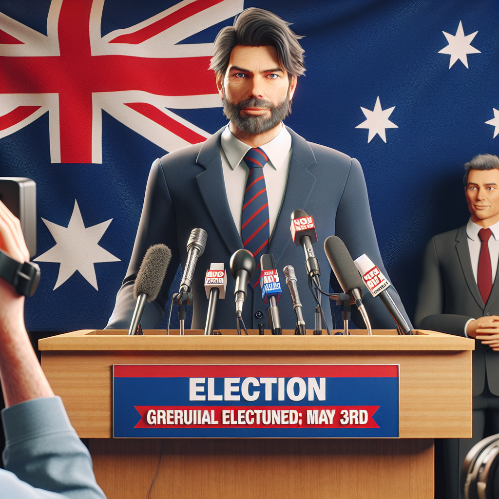 Australian Prime Minister Announces May 3 General Election