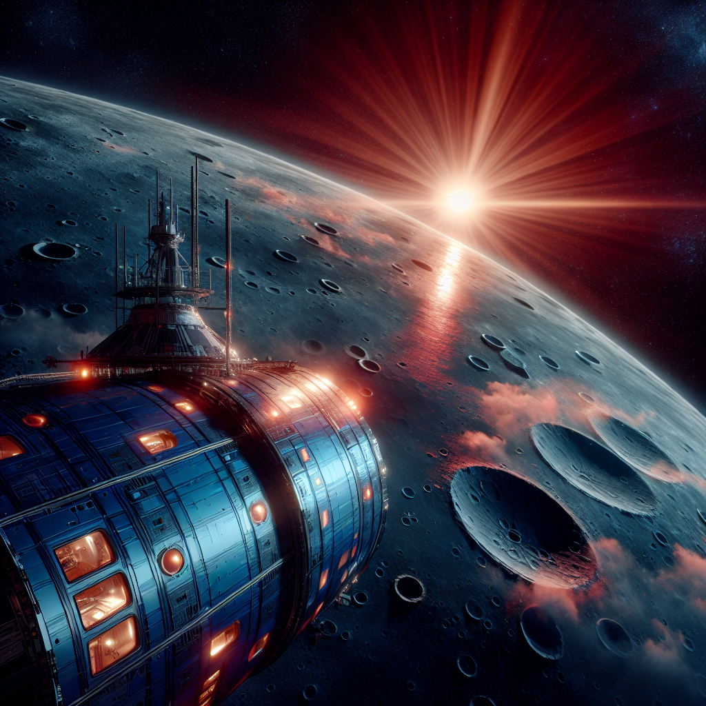 Blue Ghost Spacecraft Captures Stunning Lunar Sunset