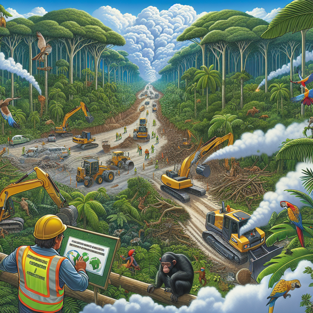 Brazil Clears Forest for Road Construction Ahead of Climate Summit